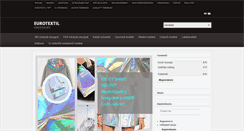 Desktop Screenshot of eurotextil.hu